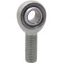 QA1 KML8 K Series 3-Pc Rod End - Male/Left Hand - .5in Bore x 1/2-20 - Carbon Steel
