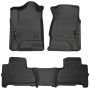 HUSKY LINERS HSK99211 15-   Suburban Floor Liners Black