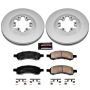 PowerStop CRK5405 Genuine Geomet Coated Rotor and Low-Dust Ceramic Brake Pad Kit