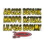 Hardline YEBKG200 Boat Lettering Registration Kit 3 in. - 200 Yellow/Black