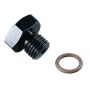 FRAGOLA FRG481403-BL #3 Port Plug 3/8-24 Black