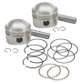 S&S Cycle 106-5527 36-84 BT 3-7/16in x Up To 4-3/4in Stroke HC Piston Set - Standard