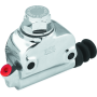 Bikers Choice 490698 58-72 Big Twin Chrome Wagner Style Rear Master Cylinder Replaces H-D 41761-58