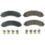 PowerStop 17-2224 PowerStop - Z17 Low-Dust Ceramic Brake Pads with Hardware