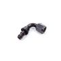 AEROQUIP AERFBL1532 #6 90 Degree Socketless Black