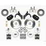 Wilwood 140-12021 Forged Dynalite Front Kit 11.00in 65-68 Chevy Impala -Drum Spindle