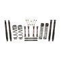 Skyjacker TJ401BPBLT Jeep TJ/LJ 4in Dual Rate Long Travel Front/Rear Kit w/ Black Max Shocks