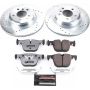 PowerStop K6667-26 Z26 Street Performance Ceramic Brake Pad and Drilled & Slotted Rotor Kit