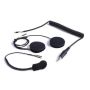 Rugged Radios HK-PFC-3.5 Peltor 4-Conductor Helmet Kits Mic / 1/8 Ear Bud Jack / Coil Cord / Straight