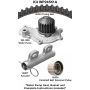 Dayco WP245K1A Water Pump Kit