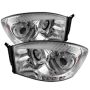 SPYDER 5010018 Projector Headlights - LED Halo - Chrome