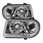 SPYDER 5009142 Projector Headlights - LED Halo - Chrome