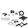 Nitrous Express 63840-00 4150 SINGLE ENTRY CROSSBAR PLATE SYSTEM, RNC (250-750HP) W/O BOTTLE