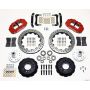 Wilwood 140-10492-DR Narrow Superlite 6R Front Hub Kit 12.88in Drill Red 79-81 Camaro