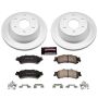 PowerStop CRK2018 Genuine Geomet Coated Rotor and Low-Dust Ceramic Brake Pad Kit
