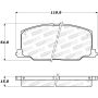 Stoptech 308.03560 Street Brake Pads