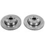 PowerStop EBR1024XPR PowerStop Evolution Performance Drilled, Slotted & Plated Brake Rotor Pair