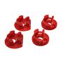 Energy Suspension 01-05 Honda Civic/CRX Red Motor Mount Inserts (Manual Transmission) (2 Torque Moun