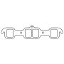 Cometic Gasket C5812-064 Cometic Oldsmobile Gen-2 Rocket V8 .064in ArmorCore Exhaust Header Gasket Set