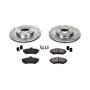PowerStop K374 Z23 Daily Driver Carbon-Fiber Ceramic Brake Pad and Drilled & Slotted Rotor Kit