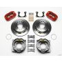 Wilwood 140-11387-R Dynapro Low-Profile 11.00in P-Brake Kit - Red Big Ford 2.36in Offset