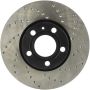 Stoptech 128.33039L 96-7/04 Audi A4 / 95-01 A6 / 7/98-05 VW Passat Left Front Drilled Rotor