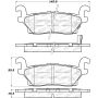 Stoptech 308.11200 Street Brake Pads