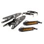Diode Dynamics DD6216 17-19 Ford Raptor SS Fog Kit SS 6.0 In - Amber Driving