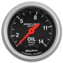 AutoMeter 3322-J GAUGE, OIL PRESSURE, 2 1/16