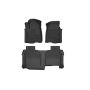 Husky Liners 53648 19-24 Chevy Silverado1500/GMC Sierra1500 X-Act Front + 2nd Seat Floor Liner Set-Black