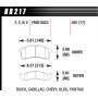 Hawk Performance HB217F.681 HPS Disc Brake Pad