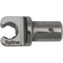 Excel TWH-006 Replacement Torque Wrench Head - Spline Drive 6 point