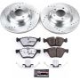 PowerStop K3077-26 Z26 Street Performance Ceramic Brake Pad and Drilled & Slotted Rotor Kit
