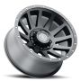 ICON 2020108047SB Compression 20x10 8x6.5 -19mm Offset 4.75in BS 121.4mm Bore Satin Black Wheel
