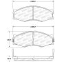 Stoptech 308.02660 Street Brake Pads