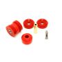 BMR 10-15 5th Gen Camaro Front Radius Rod Bushing Kit - Red