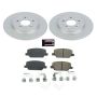 PowerStop CRK8310 Genuine Geomet Coated Rotor and Low-Dust Ceramic Brake Pad Kit