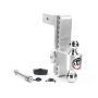 Weigh Safe CTB10-2.5-KA 180 Hitch 10in Drop Hitch & 2.5in Shank (10K/18.5K GTWR) w/WS05 - Aluminum