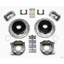 Wilwood 140-7142-DP Forged Dynalite P/S P-B Kit Drilled Polished Big Ford 2.36in Offset Currie Blank