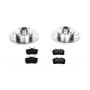 PowerStop K370 Z23 Daily Driver Carbon-Fiber Ceramic Brake Pad and Drilled & Slotted Rotor Kit