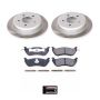PowerStop SC1331 Semi-Coated Rotor and Low-Dust Ceramic Brake Pad Kit