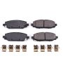 PowerStop 17-6004 PowerStop - Z17 Low-Dust Ceramic Brake Pads with Hardware