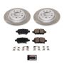 PowerStop SC7721 Semi-Coated Rotor and Low-Dust Ceramic Brake Pad Kit
