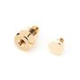 QUICKCAR RACING PRODUCTS QRP57-665 Battery Terminals Side Mount Gold Bolt (Pair)