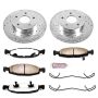 PowerStop K2147-36 Z36 Truck and SUV Carbon-Fiber Ceramic Brake Pad and Drilled & Slotted Rotor Kit