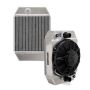 Mishimoto MMRAD-UNI-DRGN Universal Drag Race Performance Aluminum Radiator - Natural