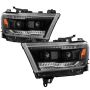 SPYDER 5087645 High-power LED Module (High Beam And Low Beam) Equipped Headlights - Black