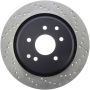 Stoptech 128.42093L Drilled Sport Brake Rotor