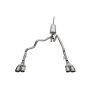 CORSA Performance 21201 Corsa 2019-2024 GMC Sierra 1500 Cat-Back Dual Rear Exit with Twin 4in Polished Pro-Series Tips