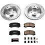 PowerStop K1092 Z23 Daily Driver Carbon-Fiber Ceramic Brake Pad and Drilled & Slotted Rotor Kit